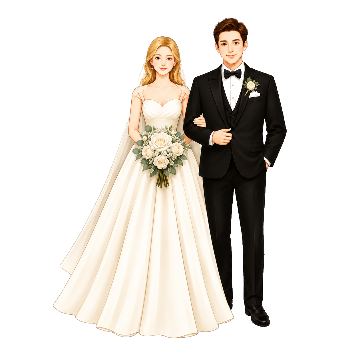 Novia y novio