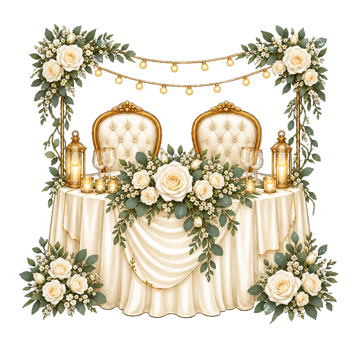 Decoración de recepción